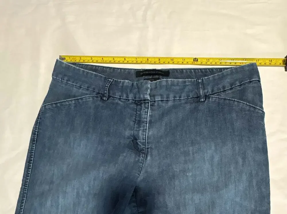 Express Design Studio Editor Blue Flare Jeans
